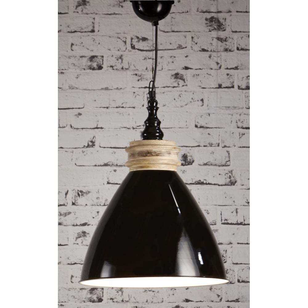 Sardinia Hanging Lamp in Black-abc