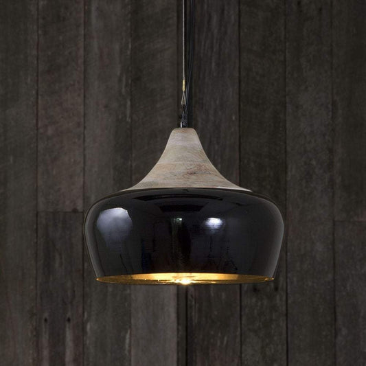 Milano Hanging Lamp in Black-abc