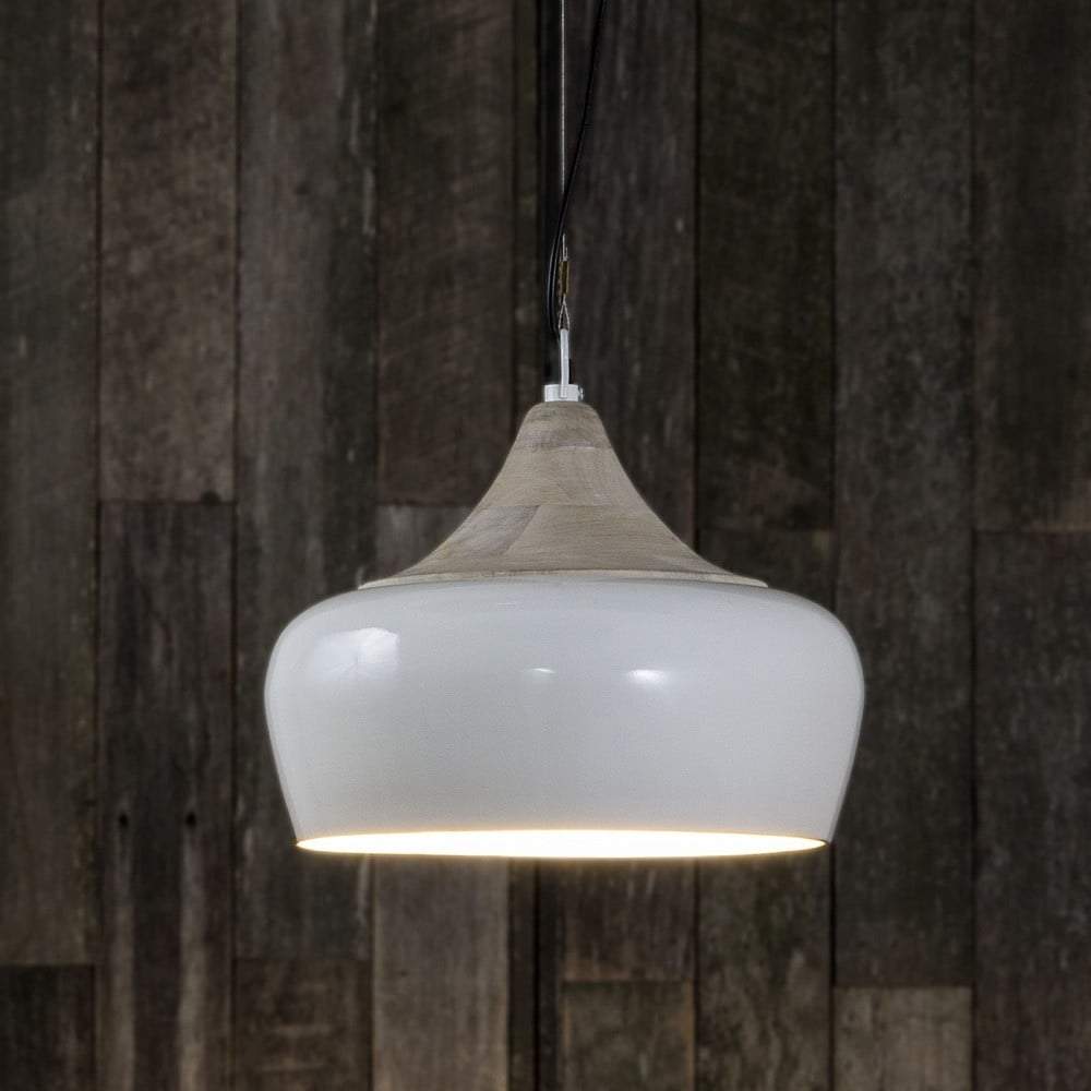 Milano Hanging Lamp in White-abc