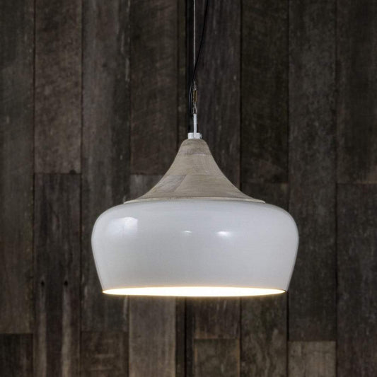 Milano Hanging Lamp in White-abc