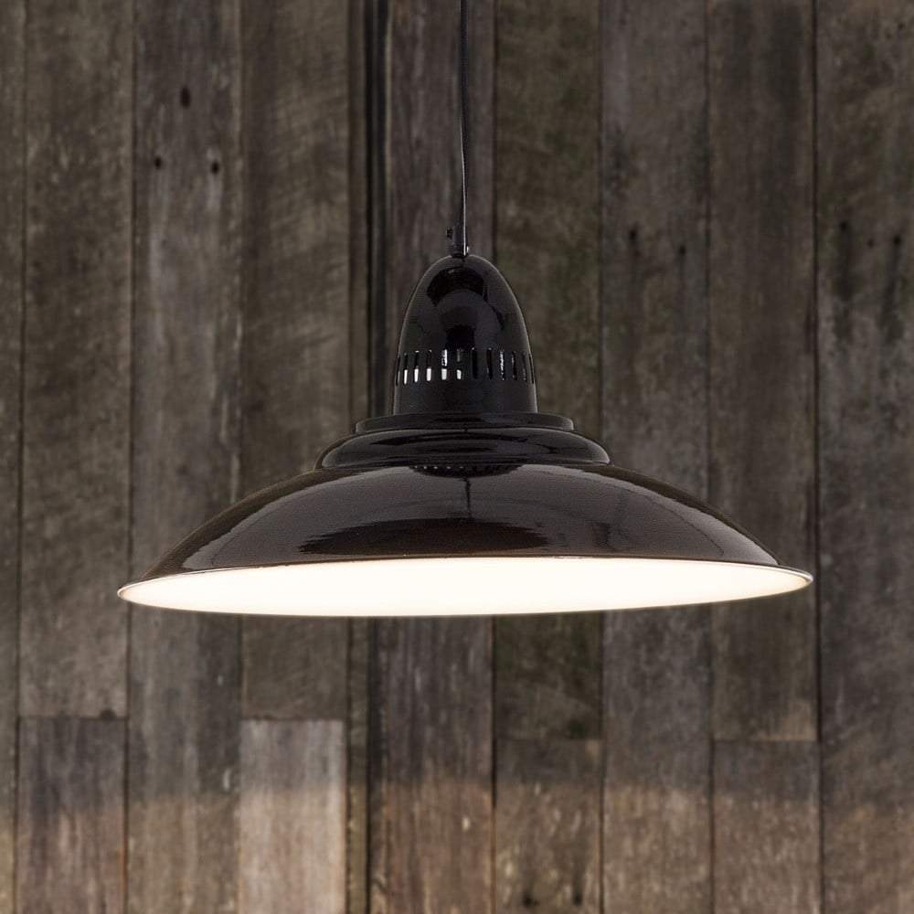 Brighton Hanging Lamp in Black-abc