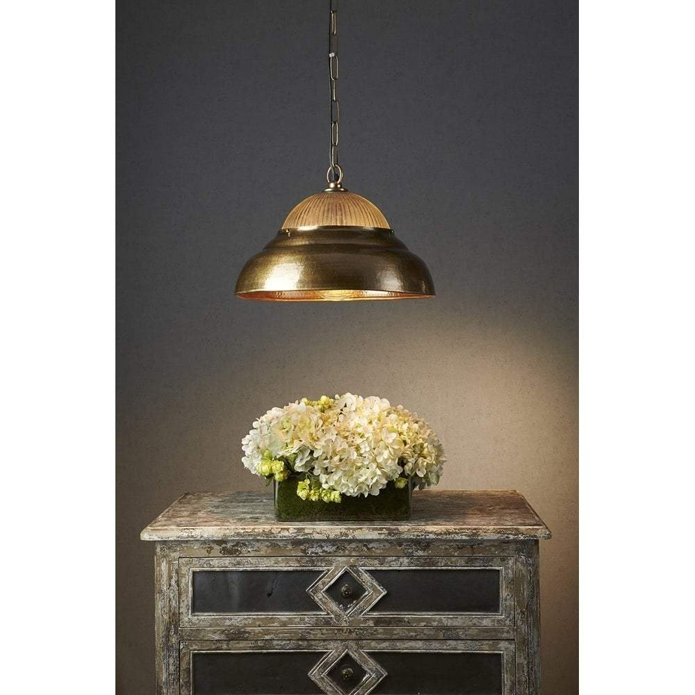 Atrium Hanging Lamp Antique Brass-abc