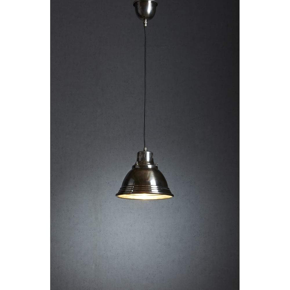 Robertson Hanging Lamp in Silver-abc