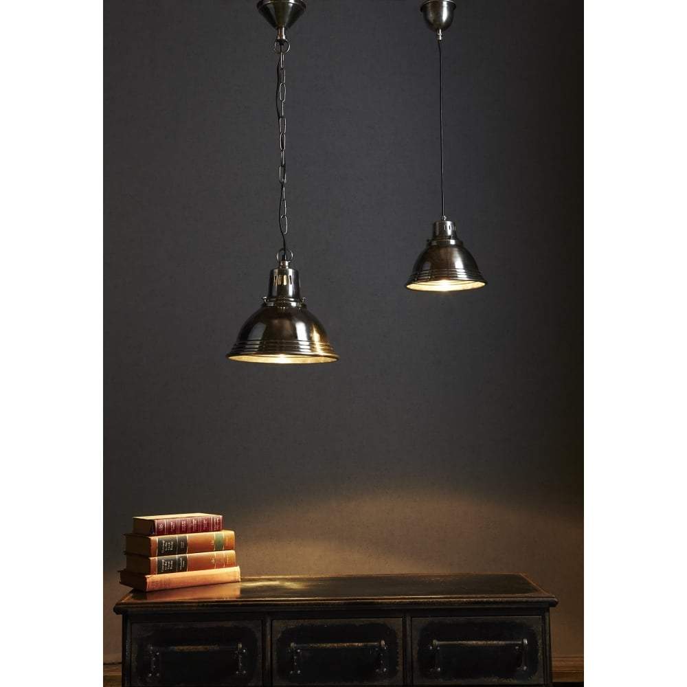 Robertson Hanging Lamp in Silver-abc