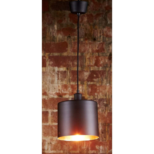 Portofino Hanging Lamp in Black Copper-abc