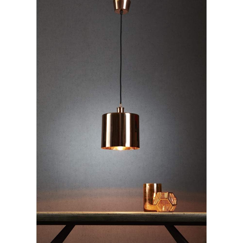 Portofino Hanging Lamp Copper-abc