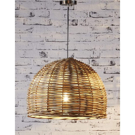 Rattan Small Hanging Pendant 50x30-abc