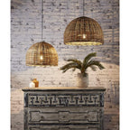 Rattan Small Hanging Pendant 50x30-abc