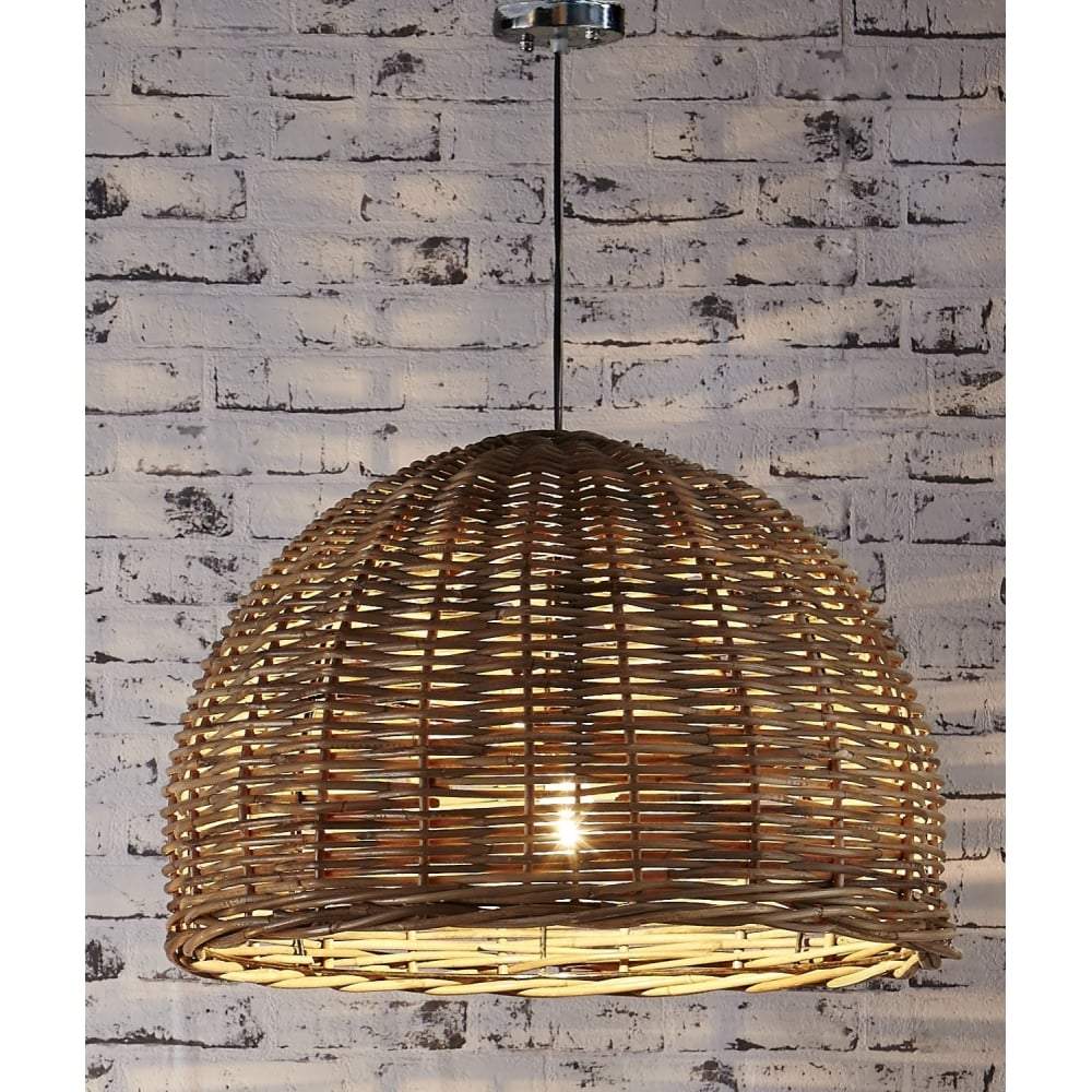 Rattan Large Hanging Pendant 60x40-abc