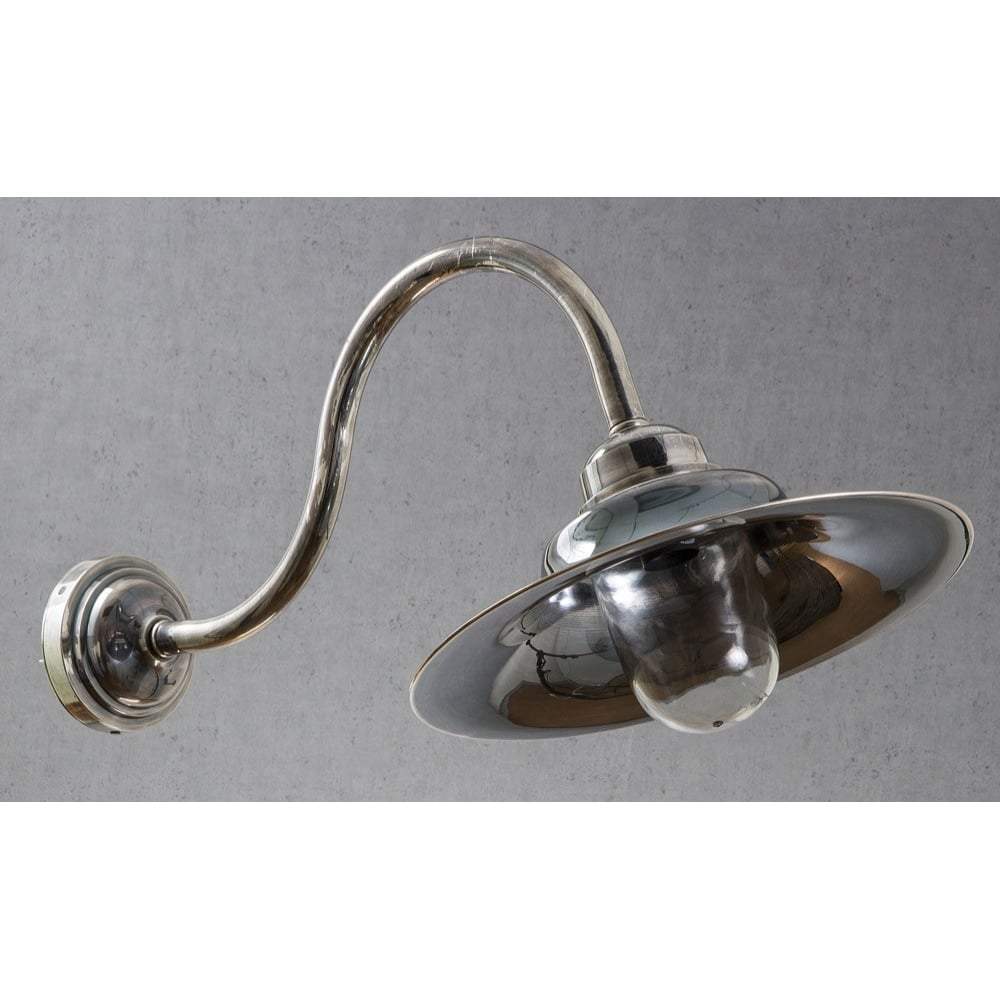 Victorian Wall Lamp in Antique Silver-abc