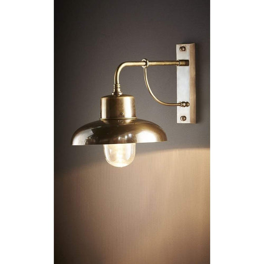 Bridgewater Outdoor Wall Lamp Brass-abc