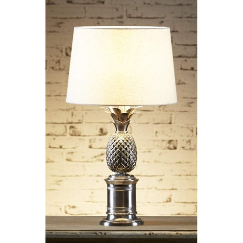Bermuda Table Lamp Base Antique Silver-abc