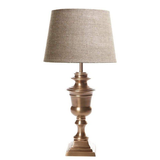 Oxford Table Lamp Base Antique Brass-abc