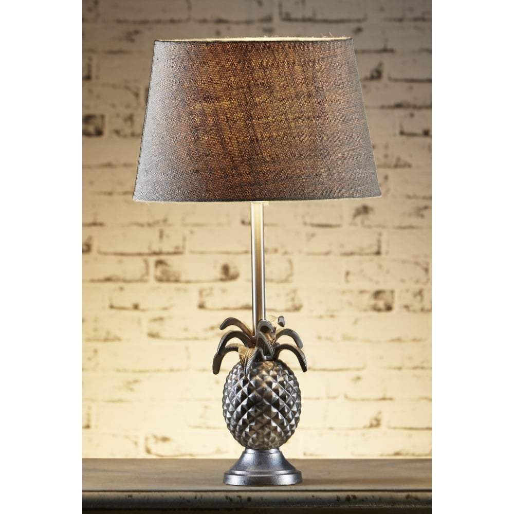 St Martin Table Lamp Base Ant Silver-abc