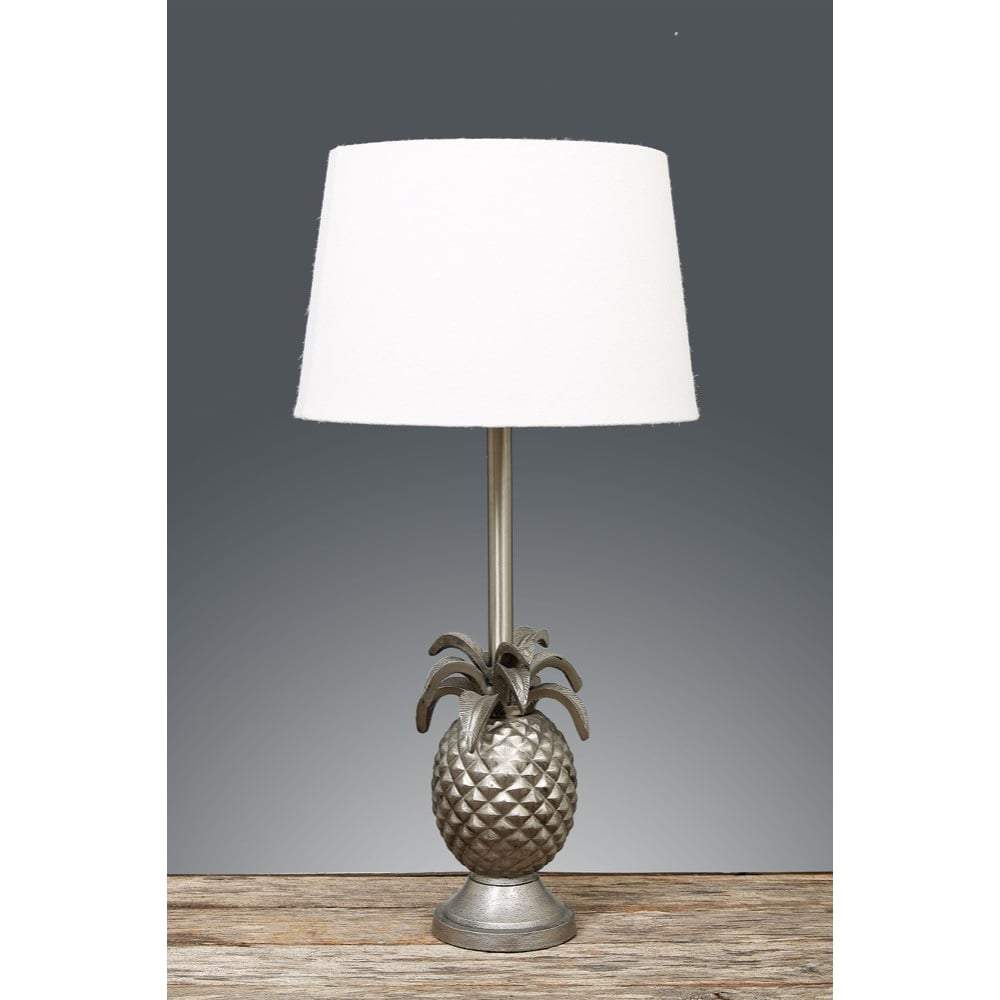 St Martin Table Lamp Base Ant Silver-abc