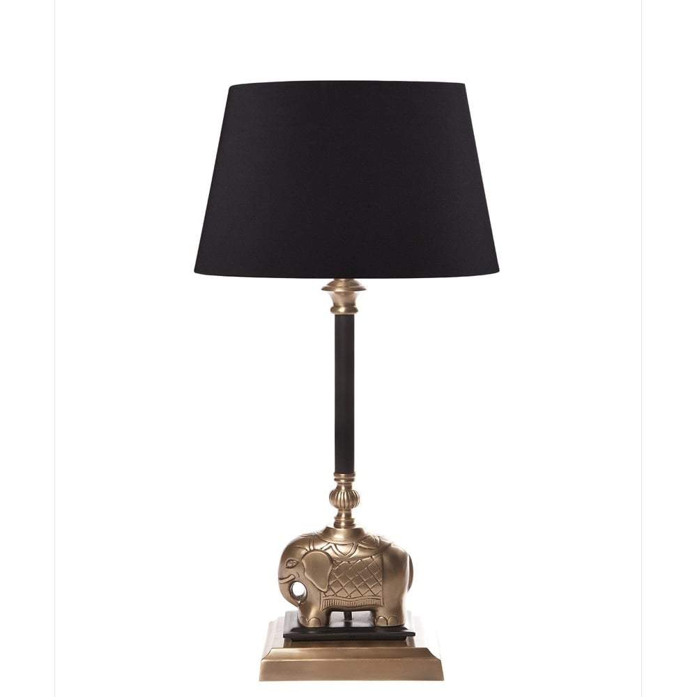 Sabu Table Lamp Base Dark Ant Brass-abc