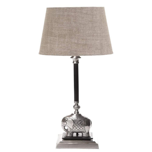Sabu Table Lamp Base Dark Ant Silver-abc