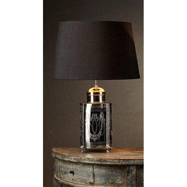 Kensington Lge Table Lamp Base Nickel-abc