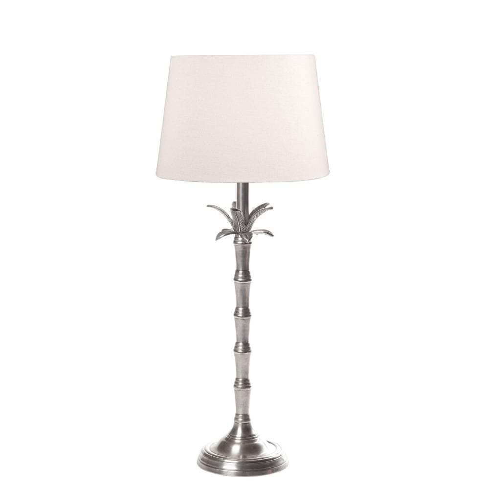 Bahama Small Table Lamp Base Silver-abc