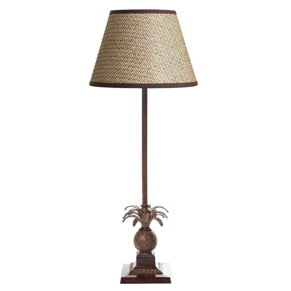 Caribbean Table Lamp Base Brown-abc