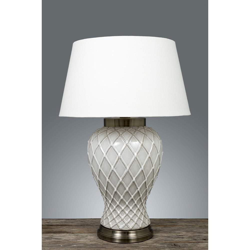Berkley Table Lamp Base Ivory-abc