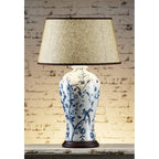 Ashleigh Table Lamp Base Blue/White-abc