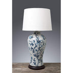 Ashleigh Table Lamp Base Blue/White-abc