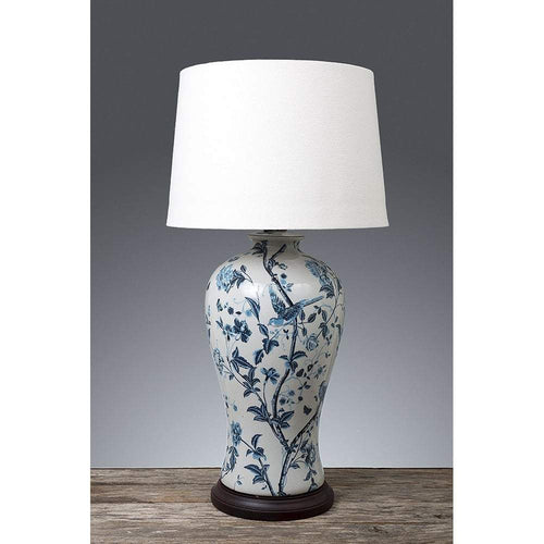 Ashleigh Table Lamp Base Blue/White-abc