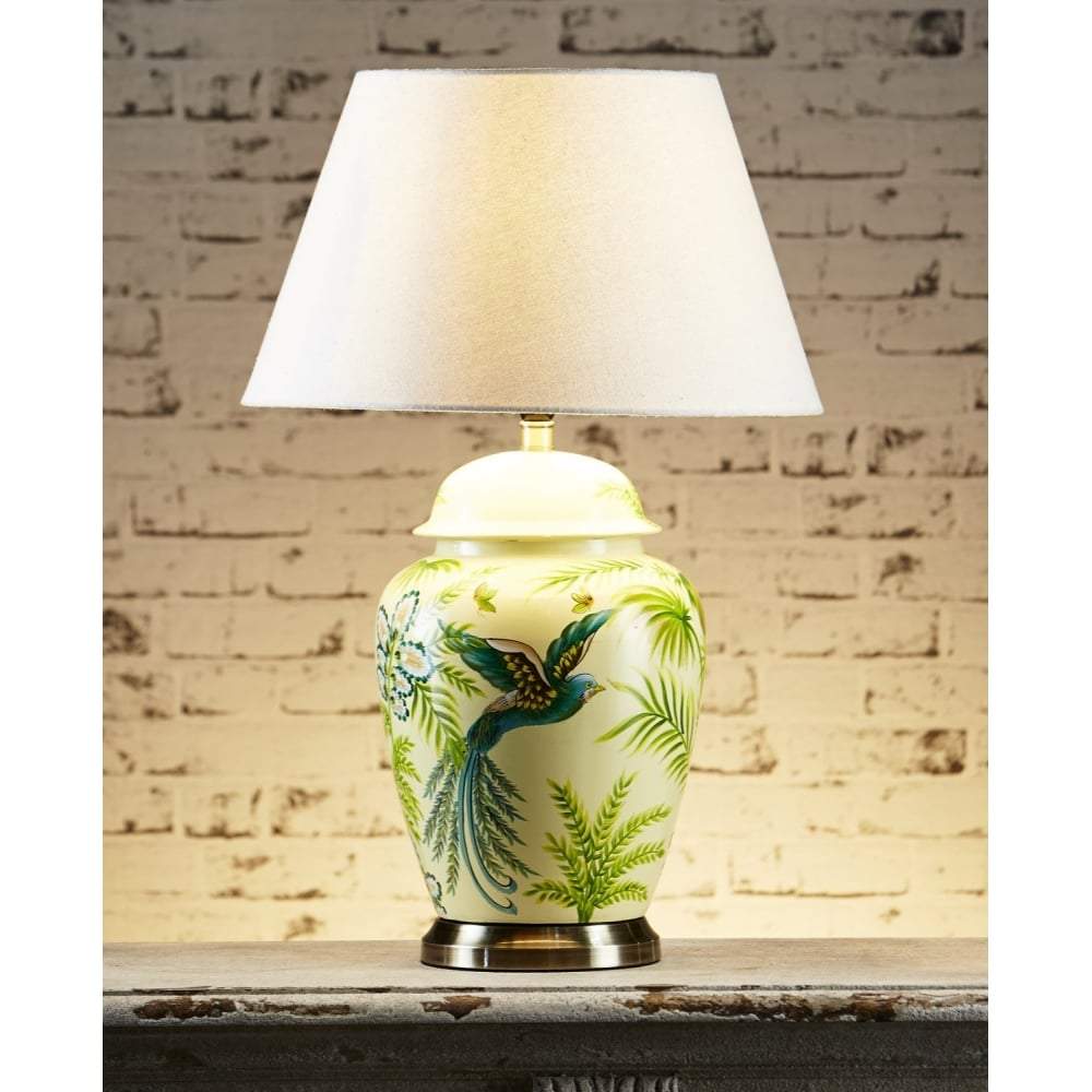 Caribbean Table Lamp Base Green-abc