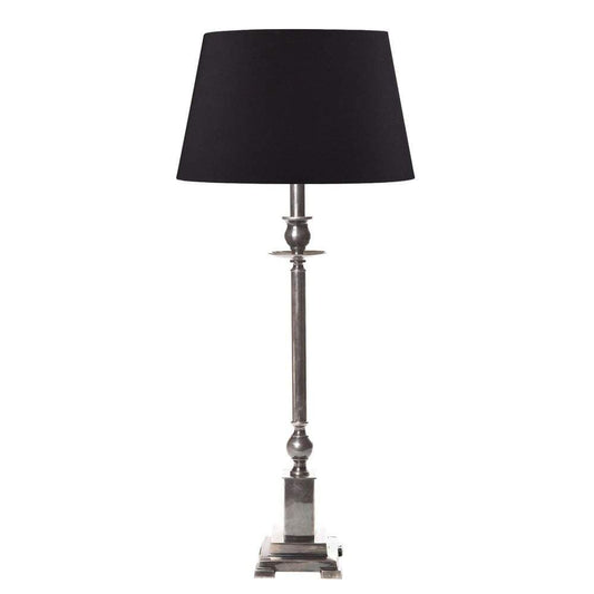 Canterbury Table Lamp Base Ant.Silver-abc