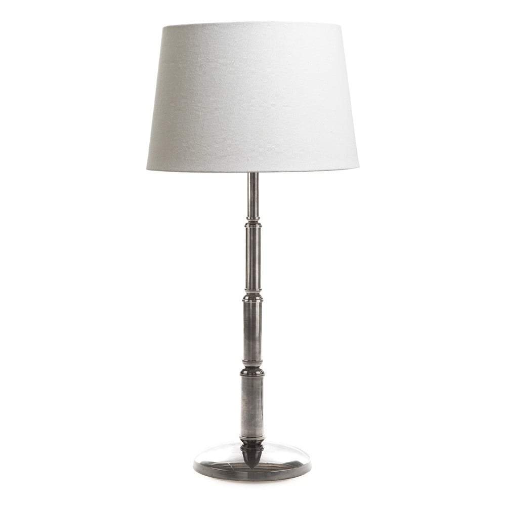 Chapman Table Lamp Base Antique Silver-abc