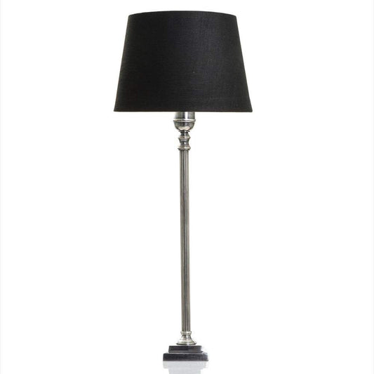 Crawford Table Lamp Base Silver-abc
