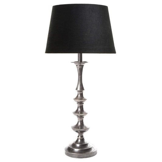 Gloucester Table Lamp Base Ant.Silver-abc