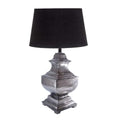 Delphi Table Lamp Base Antique Silver-abc