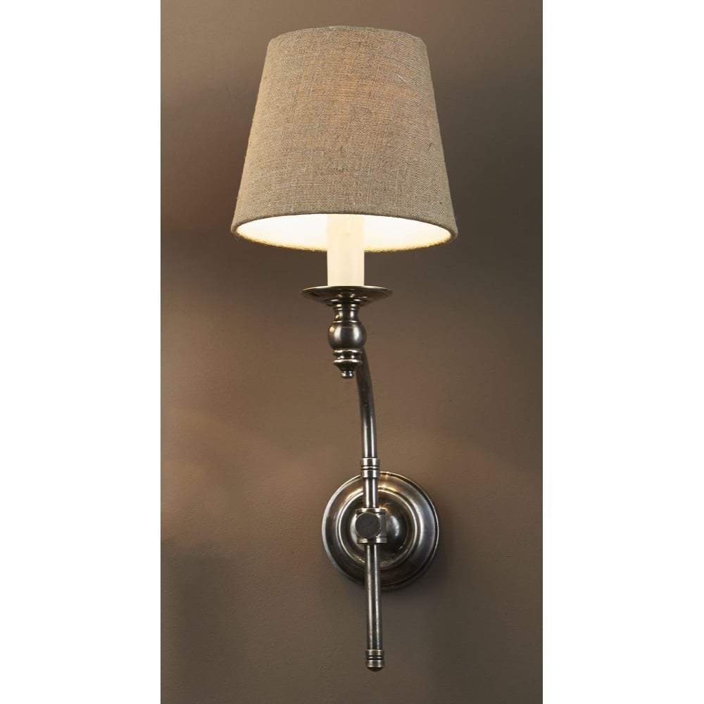 Soho Curved Sconce Base Antique Silver-abc