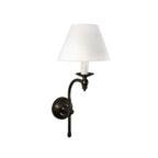 Soho Curved Sconce Base Bronze-abc