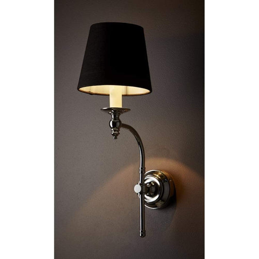 Soho Curved Sconce Base Shiny Nickel-abc