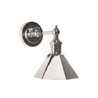 Mayfair Sconce W/Shade Shiny Nickel-abc