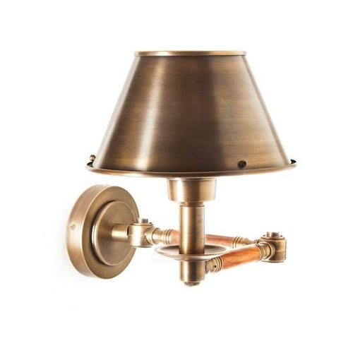 Benton Swing Arm Sconce Antique Brass-abc