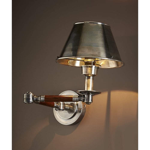 Benton Swing Arm Sconce Antique Silver-abc