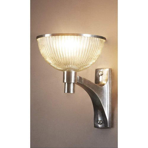 Astor Glass Wall Lamp Silver-abc
