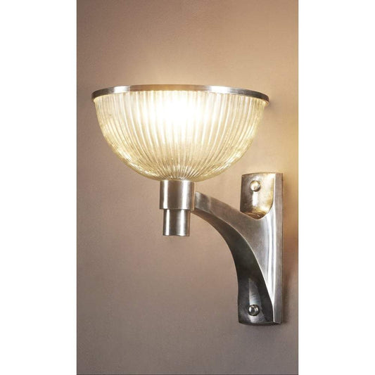 Astor Glass Wall Lamp Silver-abc