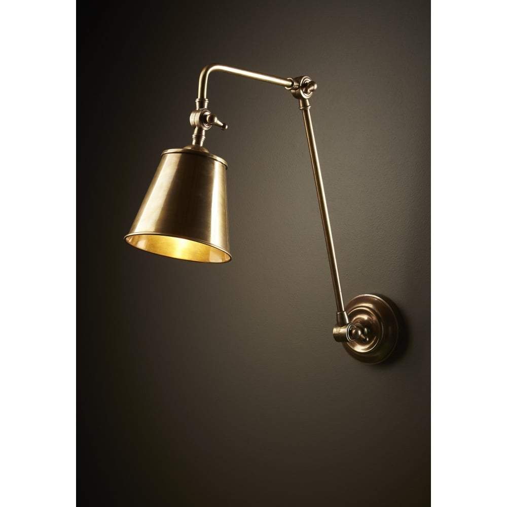 Cromwell Wall Lamp Brass-abc