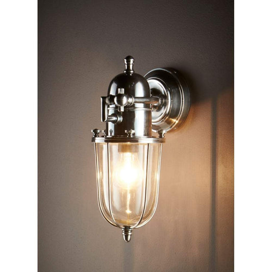 Chapel Wall Lamp Outdoor Silver-abc