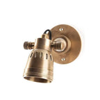 Seattle Short Arm Wall Light Brass-abc