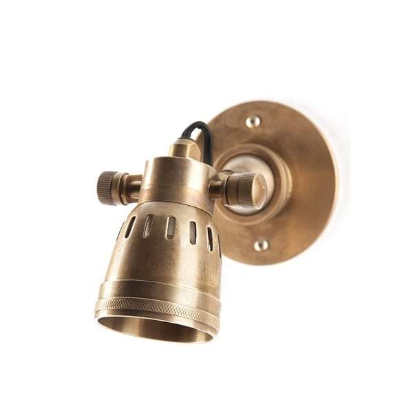 Seattle Short Arm Wall Light Brass-abc