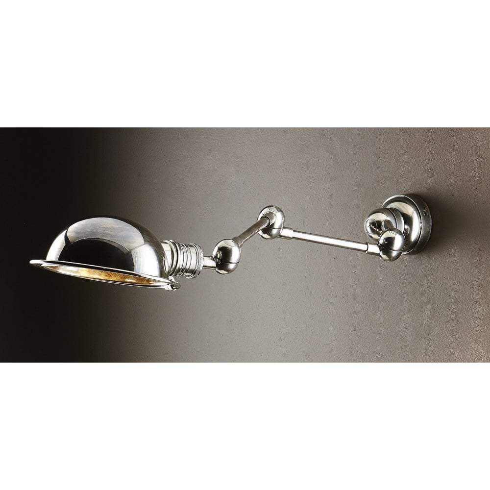 Lincoln Swing Arm Sconce Silver-abc