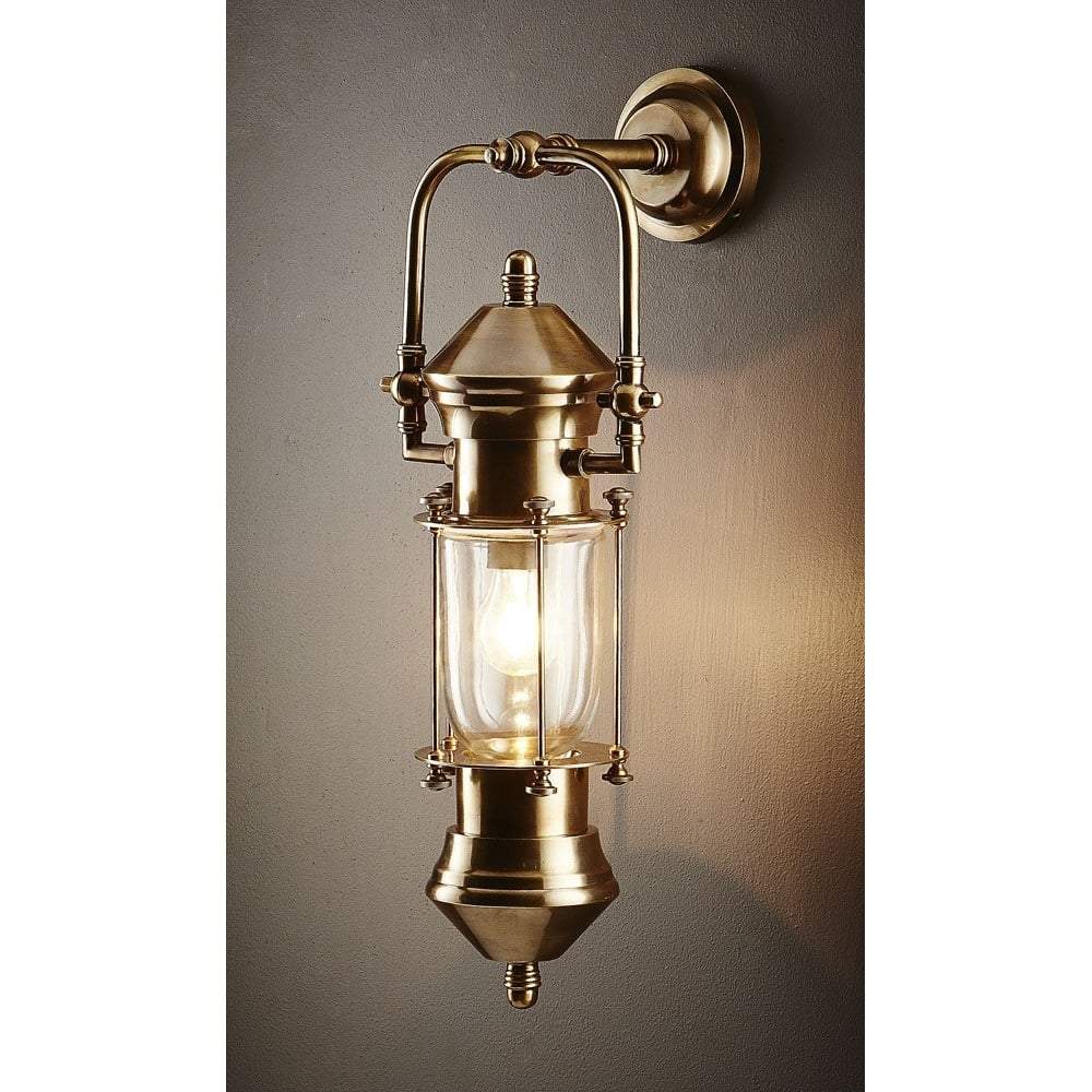 Lisbon Ship Lantern Antique Brass-abc