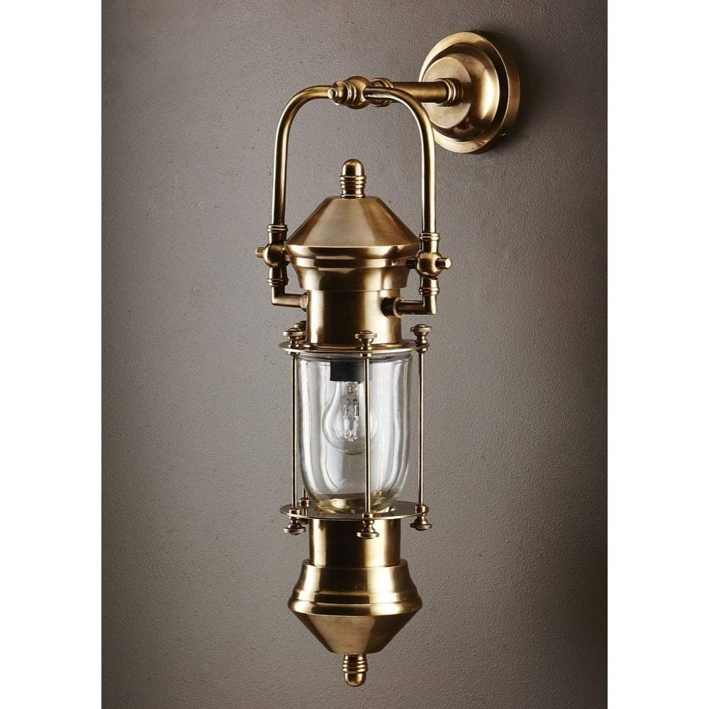 Lisbon Ship Lantern Antique Brass-abc
