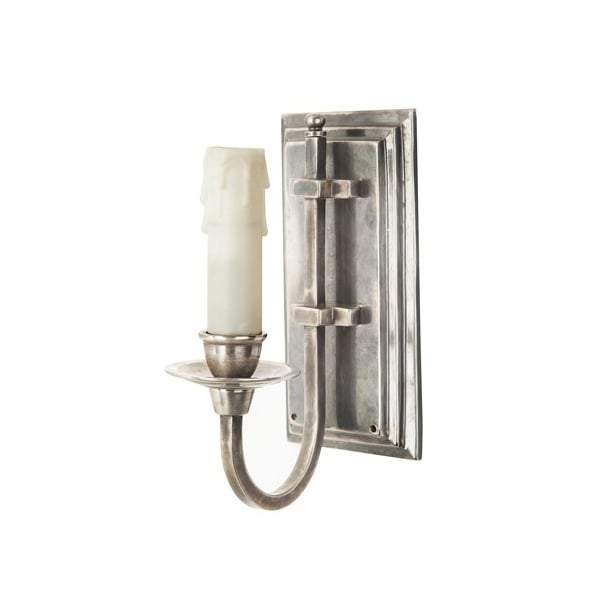 East Borne Sconce Base Antique Silver-abc